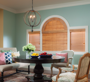 Arch Wood Horizontal Blinds