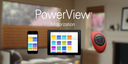 Smart window shades with PowerView® Automation