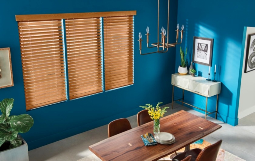Dining Room Horizontal Blinds
