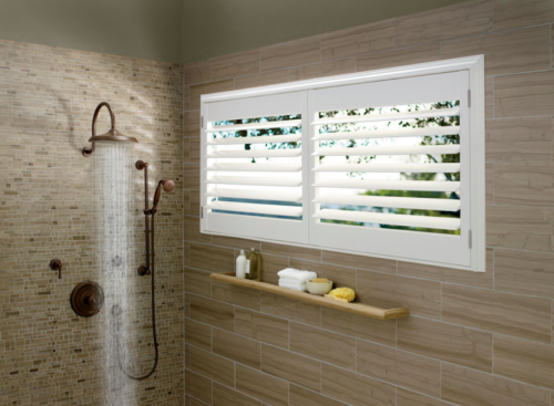 Bathroom Vinyl Shutters
