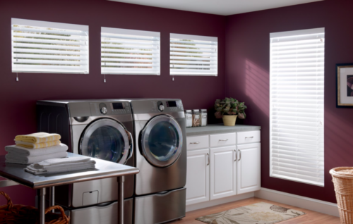 Graber Horizontal faux wood blinds