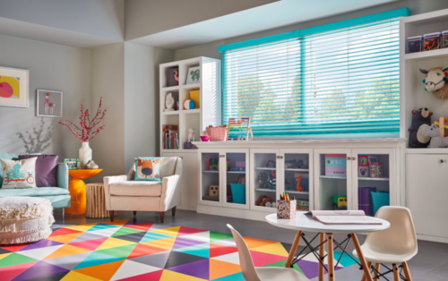 Hardwood horizontal blinds