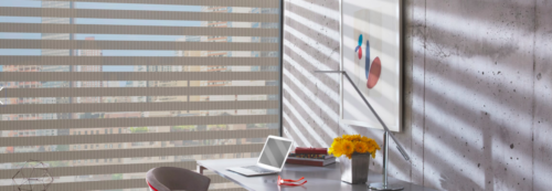 Hunter Douglas banded shades