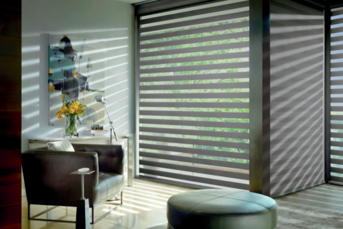 Hunter Douglas banded shades