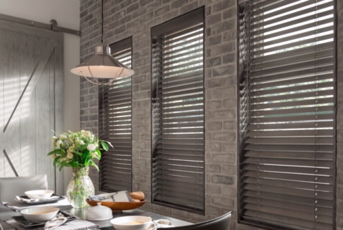 Natural wood blinds