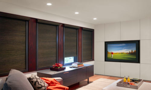 Side channel black out roller shades