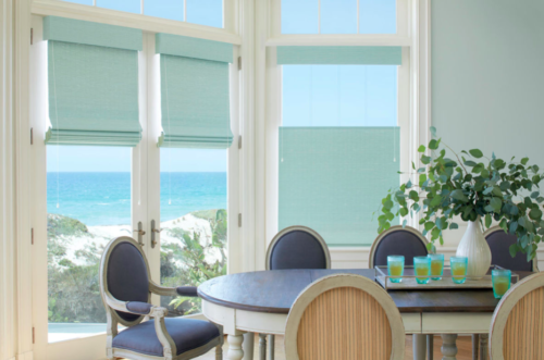 Top down bottom up bomboo woven wood shades